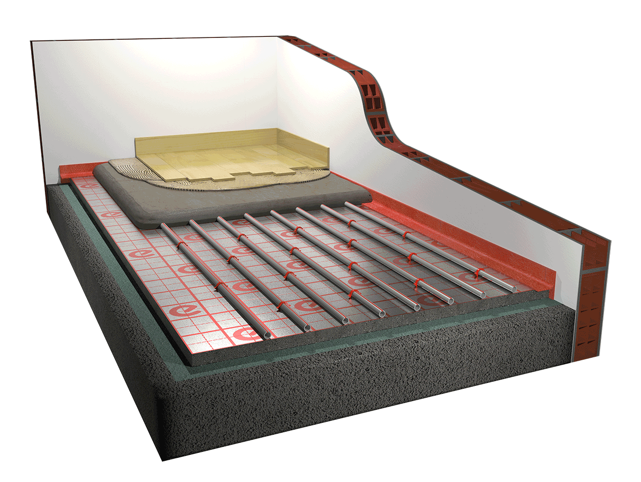 EUROPLUS-SILENTIUM –  Лъчисто подово отопление за комфортен вътрешен климат и звукоизолация в една система